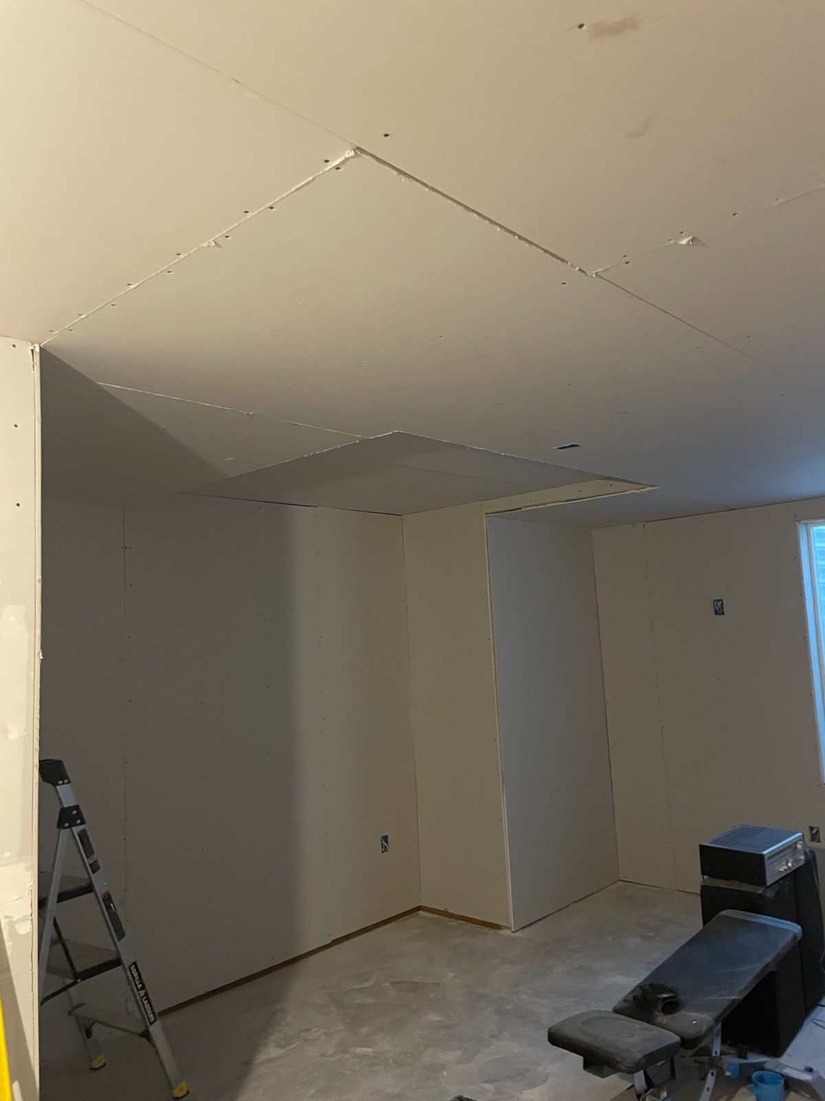 Finished basement living space by Firm Foundation of Utah in Lehi, UT