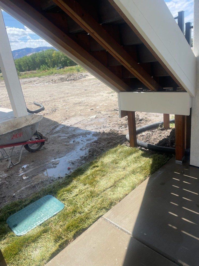 Concrete sidewalk poured by Firm Foundation of Utah in Lehi, UT