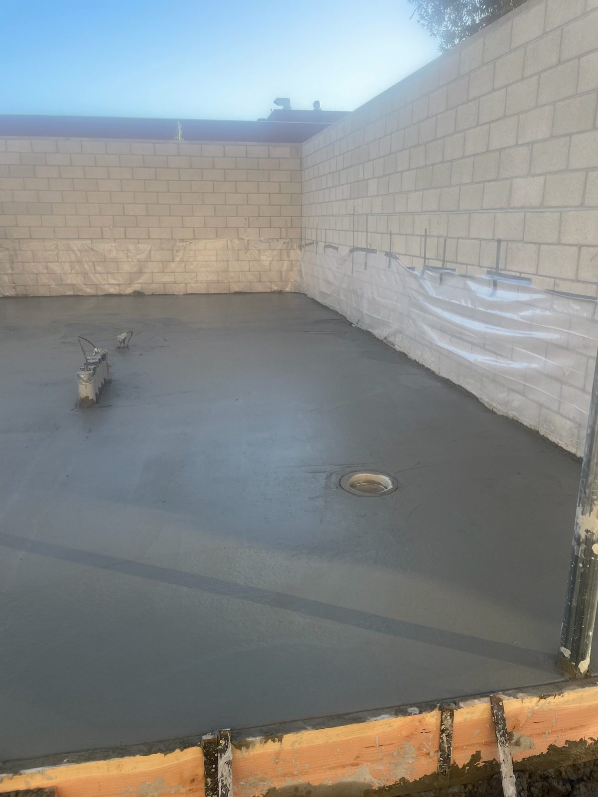 Foundation slab pour by Firm Foundation of Utah in Lehi, UT